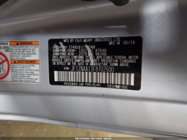 2015 SCION FR-S JF1ZNAA13F8702500 Photo 8