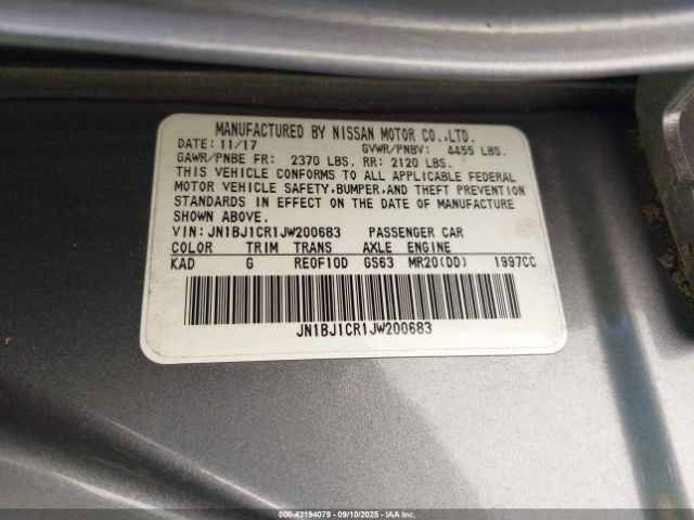2018 NISSAN ROGUE SPORT JN1BJ1CR1JW200683 Photo 8