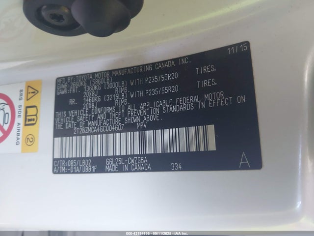 2016 LEXUS RX 350 2T2BZMCA4GC004607 Photo 8