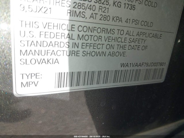 2018 AUDI Q7 WA1VAAF79JD037601 Photo 8