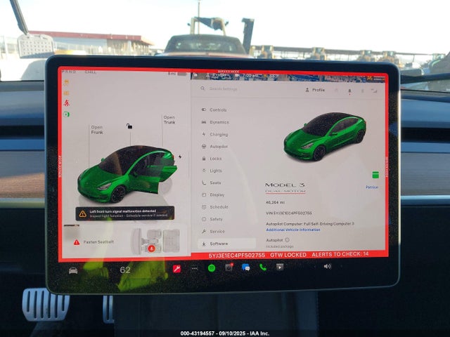 5YJ3E1EC4PF502755 Tesla MODEL 3