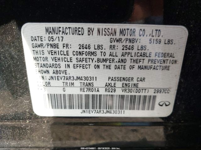 2018 INFINITI Q50 JN1EV7AR3JM430311 Photo 8