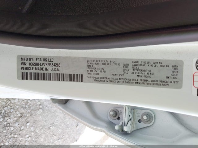 RAM 1500 2025 1C6SRFLP7SN584288 Image 9