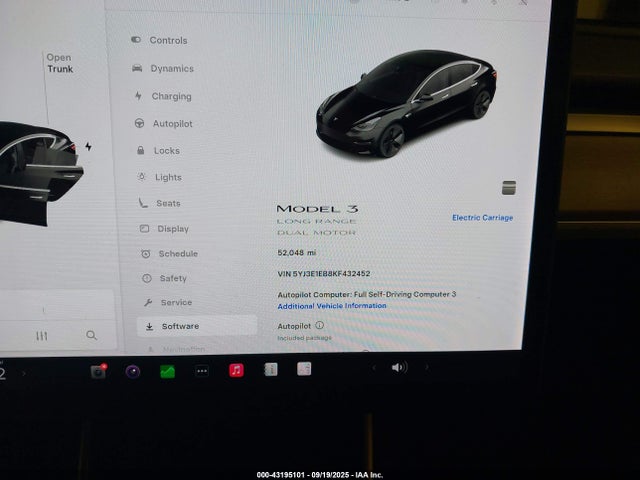 2019 TESLA MODEL 3 5YJ3E1EB8KF432452 Photo 6