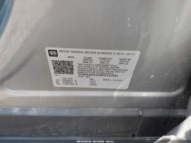 3GNAXKEG4RS141961 Chevrolet lsd