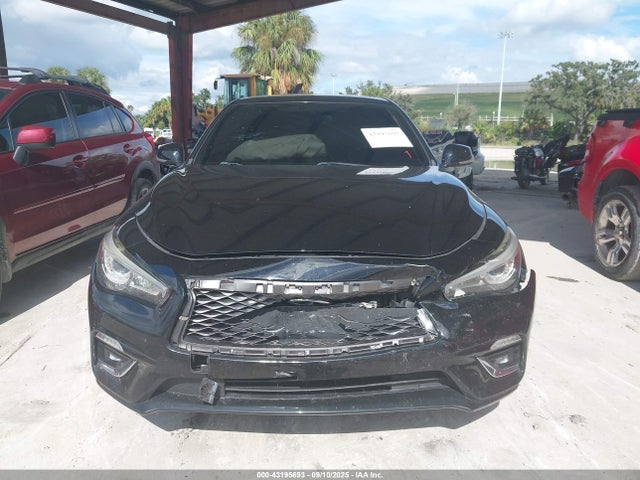 2019 Infiniti Q50 3.0t Luxe მანქანა იყიდება აუქციონზე, vin: JN1EV7AP3KM514385, აუქციონის ნომერი: 43195693