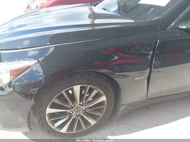 2019 Infiniti Q50 3.0t Luxe მანქანა იყიდება აუქციონზე, vin: JN1EV7AP3KM514385, აუქციონის ნომერი: 43195693