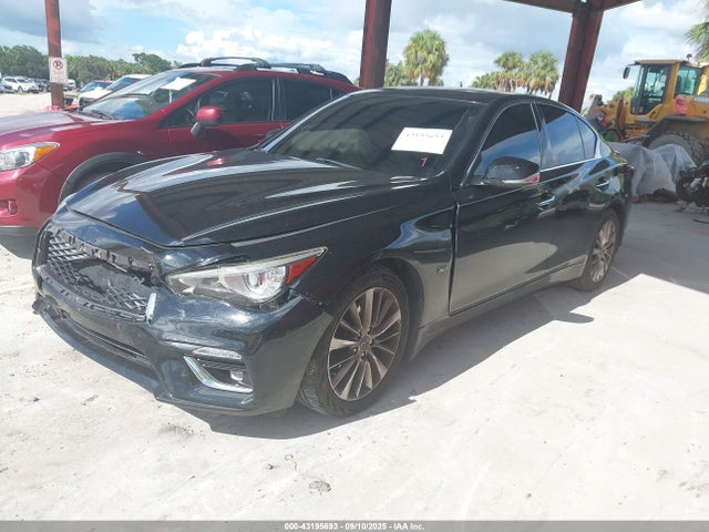 2019 Infiniti Q50 3.0t Luxe მანქანა იყიდება აუქციონზე, vin: JN1EV7AP3KM514385, აუქციონის ნომერი: 43195693
