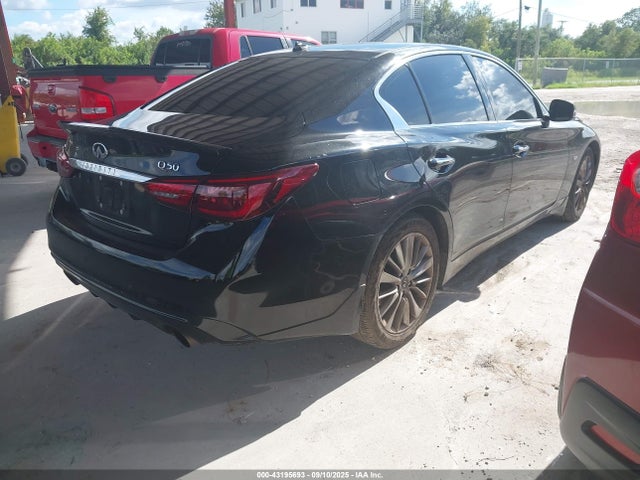 2019 Infiniti Q50 3.0t Luxe მანქანა იყიდება აუქციონზე, vin: JN1EV7AP3KM514385, აუქციონის ნომერი: 43195693