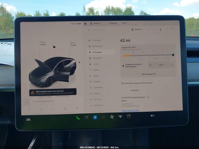 7SAYGDEE2PF752100 Tesla Model Y