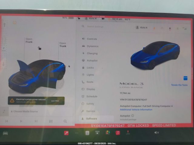 2025 TESLA MODEL 3 5YJ3E1EA7SF879247 Photo 6