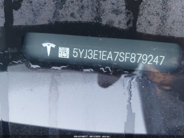 2025 TESLA MODEL 3 5YJ3E1EA7SF879247 Photo 8