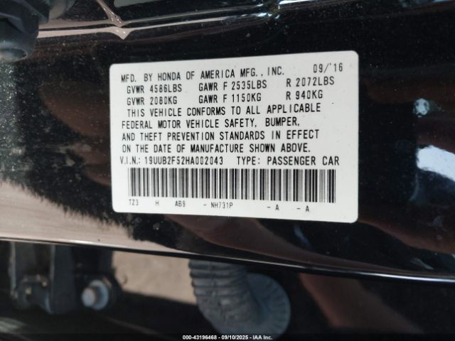 2017 ACURA TLX 19UUB2F52HA002043 Photo 8