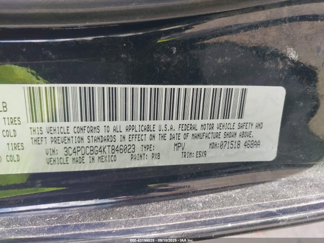 3C4PDCBG4KT846023 Dodge 2019