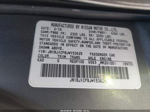 JN1BJ1CP8JW153425 Nissan Rogue Sport Sv