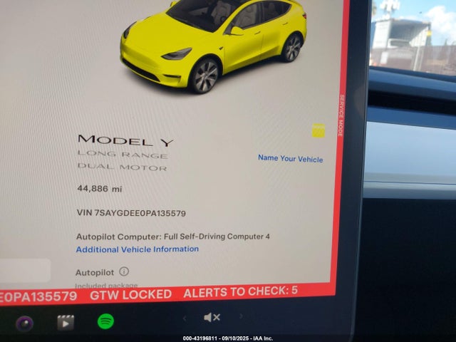 2023 TESLA MODEL Y 7SAYGDEE0PA135579 Photo 6