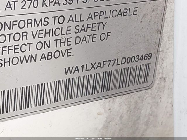 2020 AUDI Q7 WA1LXAF77LD003469 Photo 8