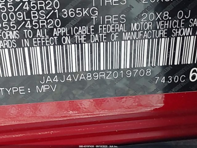 2024 MITSUBISHI OUTLANDER JA4J4VA89RZ019708 Photo 8