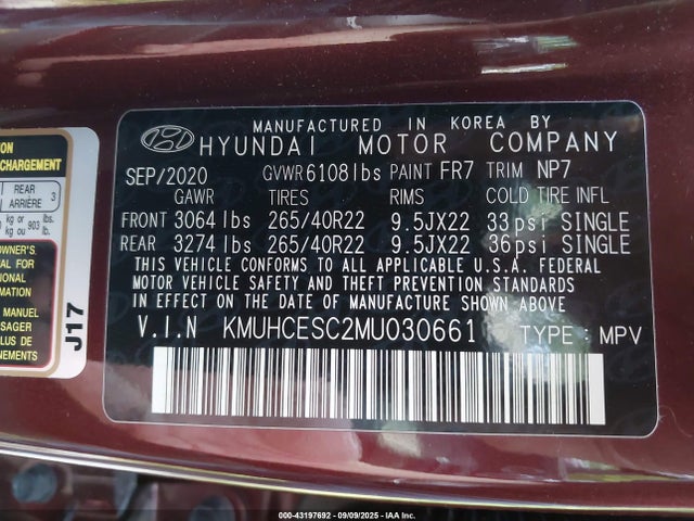 KMUHCESC2MU030661 Genesis t-gdi lamda iii