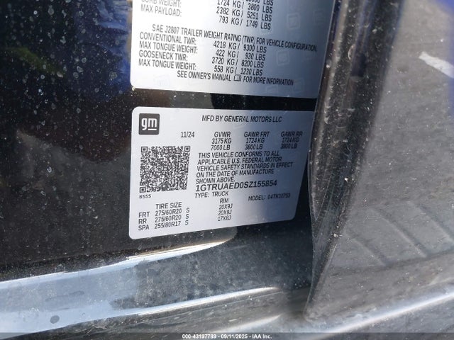 1GTRUAED0SZ155854 GMC l84