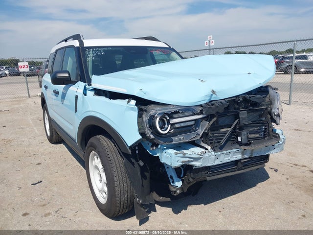 2025 Ford Bronco Sport Heritage მანქანა იყიდება აუქციონზე, vin: 3FMCR9GN0SRE23684, აუქციონის ნომერი: 43198072