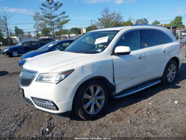 2014 ACURA MDX 5FRYD4H87EB002344 Photo 1