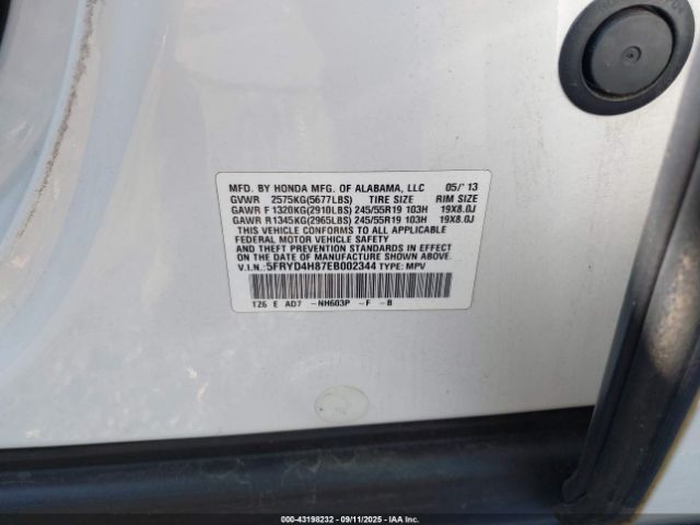 2014 ACURA MDX 5FRYD4H87EB002344 Photo 8