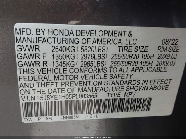 2023 ACURA MDX 5J8YE1H05PL003565 Photo 8