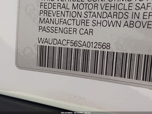 2025 AUDI A5 SPORTBACK WAUDACF56SA012568 Photo 8