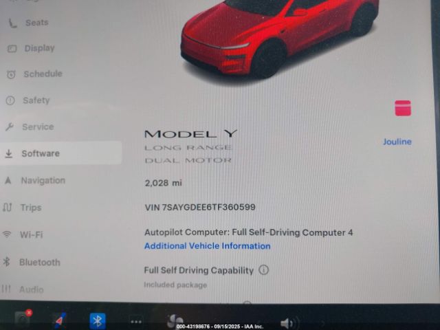 2026 TESLA MODEL Y 7SAYGDEE6TF360599 Photo 6