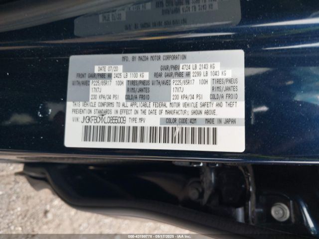 2020 MAZDA CX-5 JM3KFBCMXL0855009 Photo 8