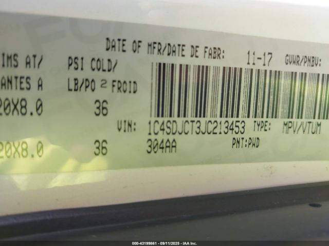 2018 DODGE DURANGO 1C4SDJCT3JC213453 Photo 8