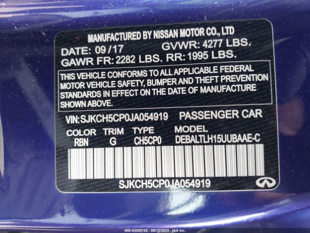 2018 INFINITI QX30 SJKCH5CP0JA054919 Photo 8