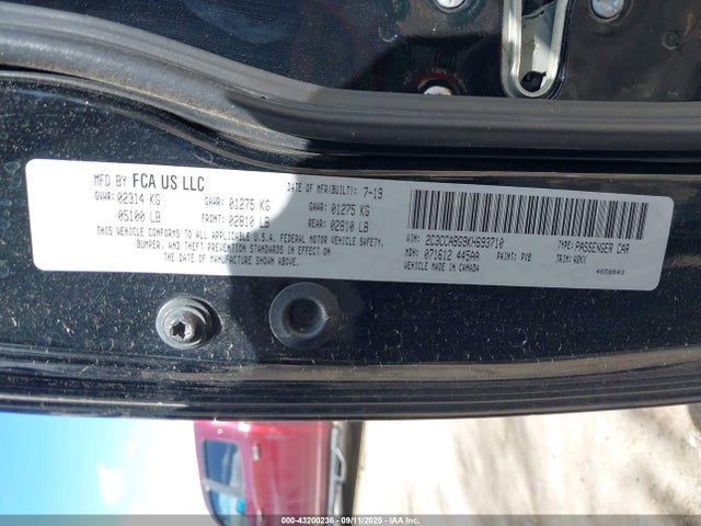 Chrysler 2019 2019 2C3CCABG9KH693710 Image 9
