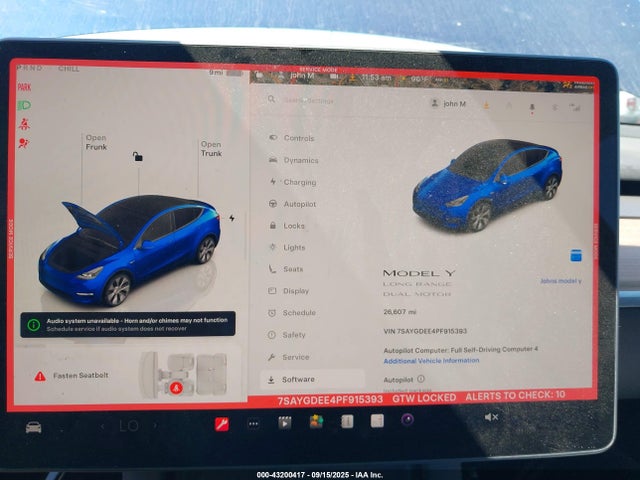 2023 TESLA MODEL Y 7SAYGDEE4PF915393 Photo 6