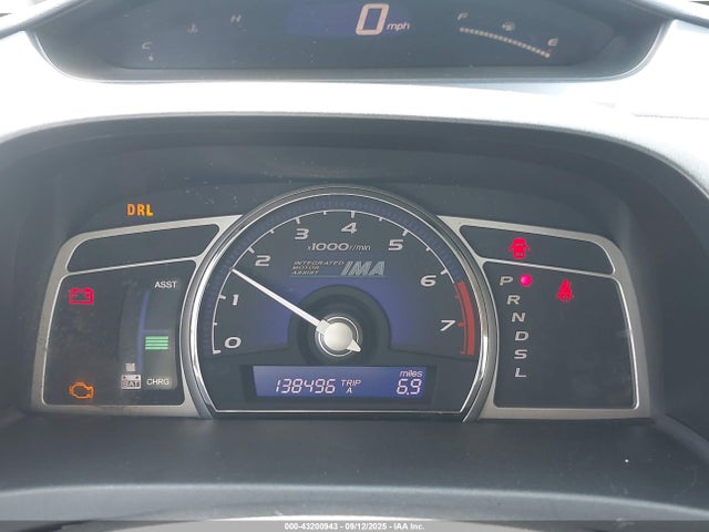 43200943 :رقم المزاد ، JHMFA36267S027587 vin ، 2007 Honda Civic Hybrid مزاد بيع