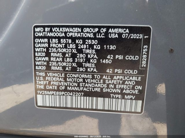 2023 VOLKSWAGEN ID.4 1V25MPE89PC042207 Photo 8