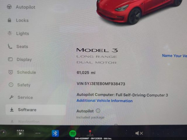 2021 TESLA MODEL 3 5YJ3E1EB0MF938473 Photo 6