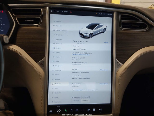 2015 TESLA MODEL S 5YJSA1E27FF112701 Photo 6