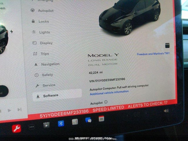 2021 TESLA MODEL Y 5YJYGDEE6MF233186 Photo 6