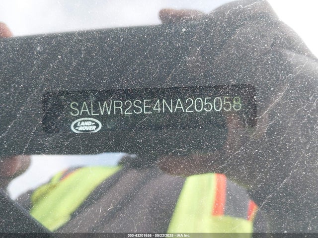 Land Rover aj133 s/c 2022 SALWR2SE4NA205058 Image 9