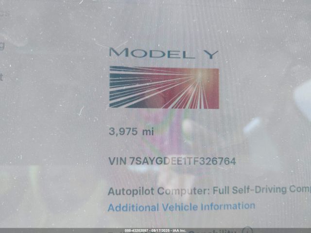 2026 TESLA MODEL Y 7SAYGDEE1TF326764 Photo 6
