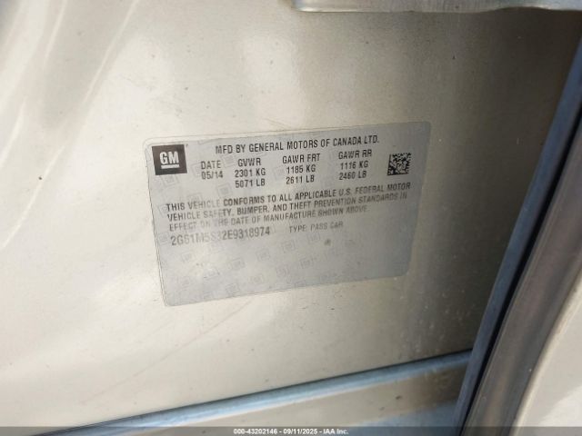 2014 CADILLAC XTS 2G61M5S32E9318974 Photo 8