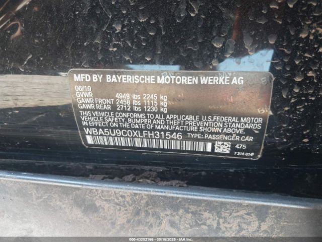 2020 BMW 3 SERIES WBA5U9C0XLFH31546 Photo 8