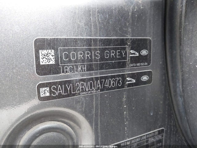 SALYL2RV0JA740673 Land Rover aj126