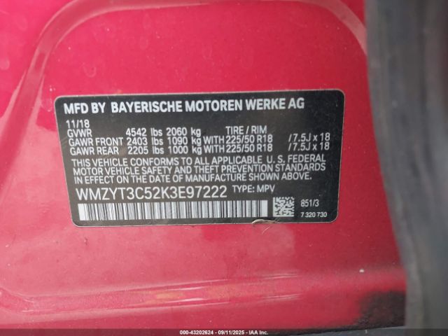 2019 MINI COUNTRYMAN WMZYT3C52K3E97222 Photo 8