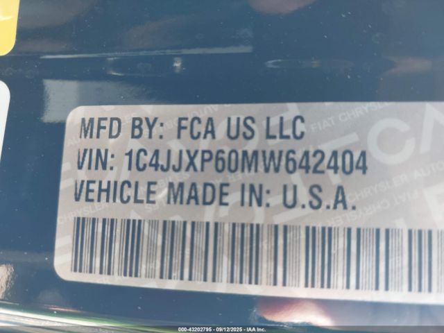 2021 JEEP WRANGLER 4XE 1C4JJXP60MW642404 Photo 8