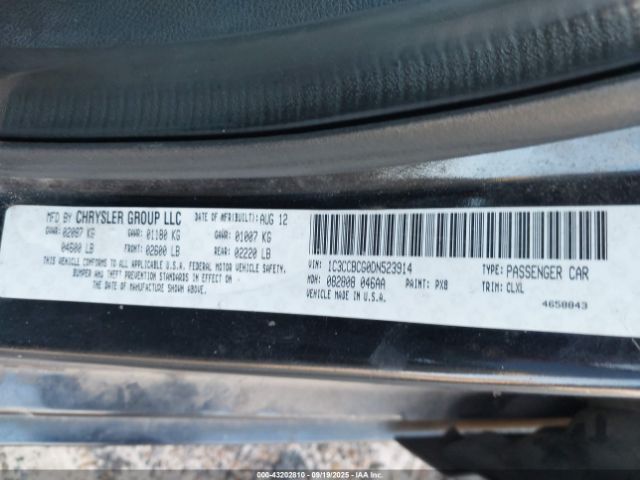 2013 CHRYSLER 200 1C3CCBCG0DN523914 Photo 8