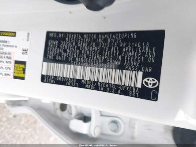 5YFB4MDE0SP268484 Toyota m20a-fks