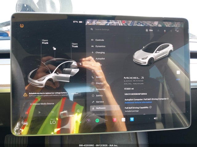 2022 TESLA MODEL 3 5YJ3E1EB0NF128102 Photo 6